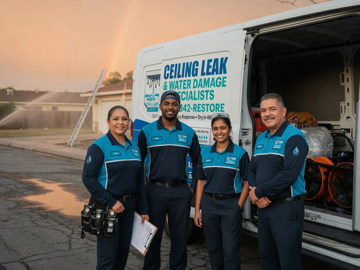 Ceiling Leak Cleanup company in Hunter, ND