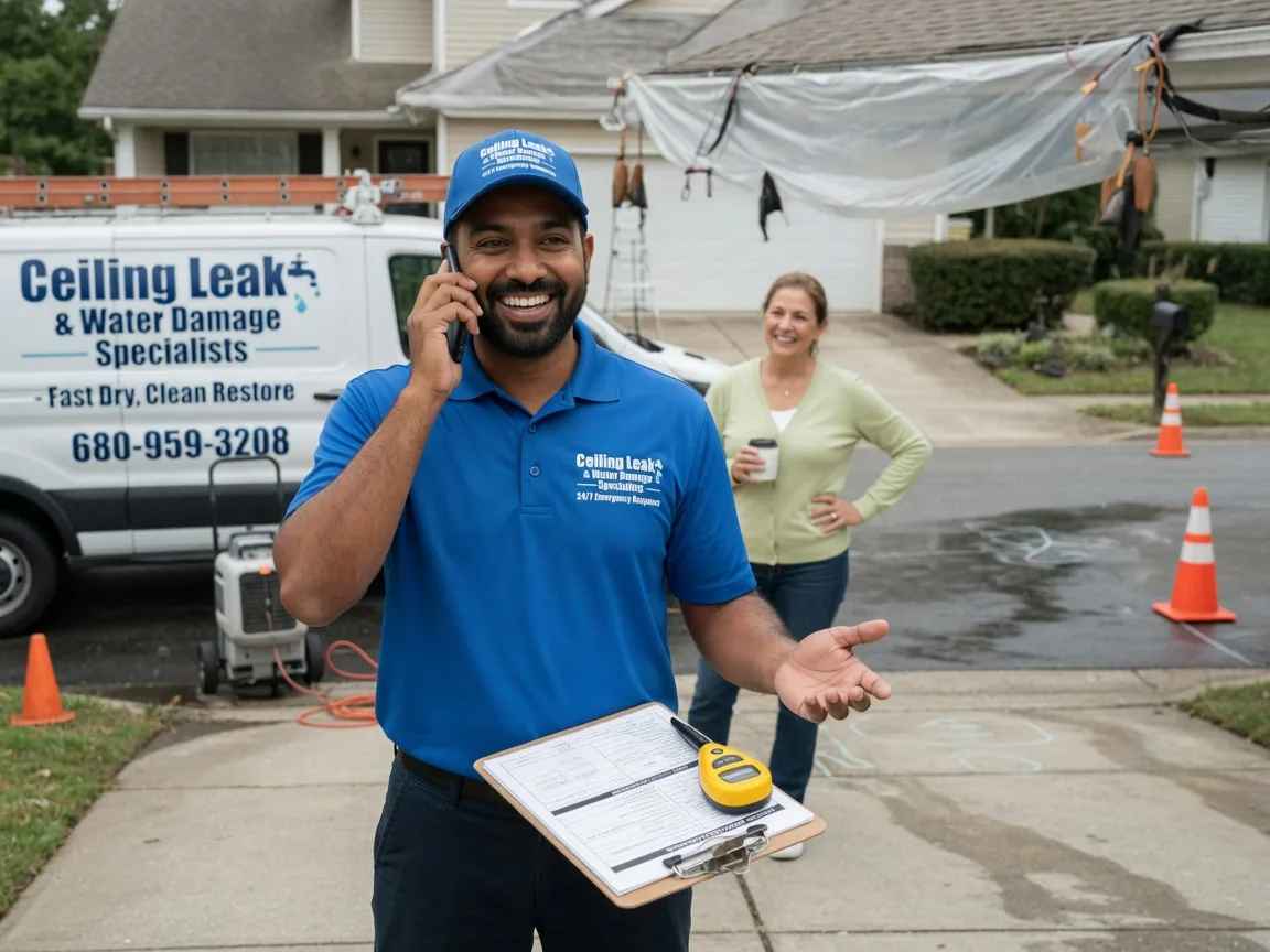 Ceiling Leak Cleanup Hunter, ND FAQs